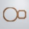 Ekena Millwork Small Hemingway Decorative Fretwork Wood Wall Panels, Walnut, 18 1/2"W x 11 3/8"H x 3/8"T WALW12X12X0375HEMWA - alternate 5
